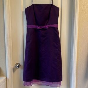 Papell Boutique Purple Midi Dress